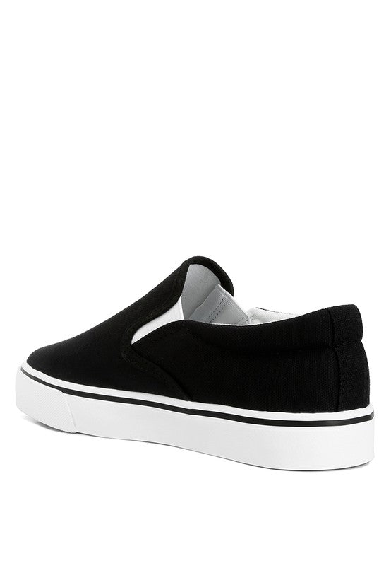 Laszlo Canvas Slip On Sneakers