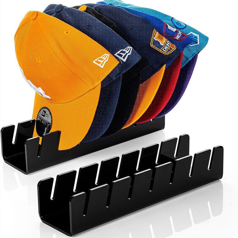 Baseball cap rack