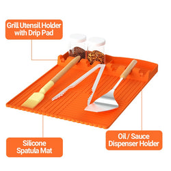 Barbecue Silicone Cover and Baking Tray