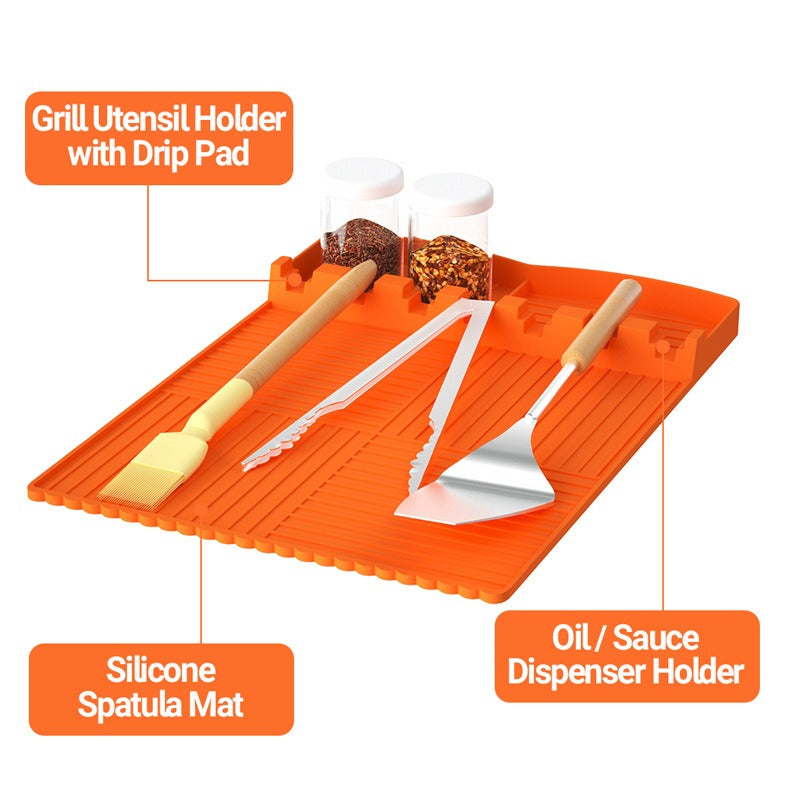 Barbecue Silicone Cover and Baking Tray