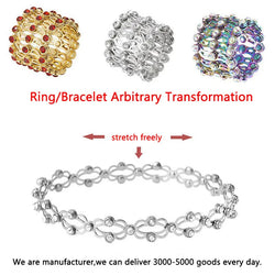 2 In 1 New Creative Magic Stretchable Ring Bracelet